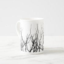 The Red Bird by Leslie Peppers Porcelain Mugs