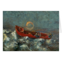 The Red Boat, 1905 Greeting Cards