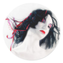 The Red Breeze Sticker by jaeda_dewalt_art The Red Breeze Sticker
