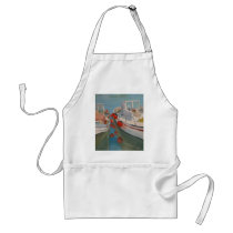 The Red Buoys, Greece aprons by fhooper The Red Buoys, Greece aprons