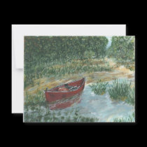 The Red Canoe invitations