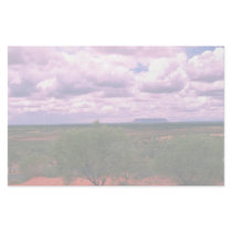 The Red Center, Mount Conner in background, Austra Custom Stationery