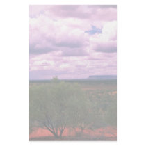 The Red Center, Mount Conner in background, Austra Customized Stationery