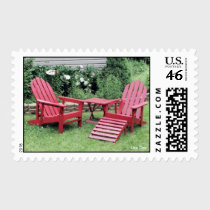 'The Red Chairs' Postage stamps