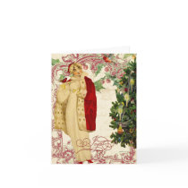 The Red Christmas Coat Holiday Cards cards