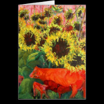 THE RED COWS cards