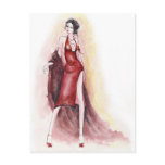 The Red Dress Post Card