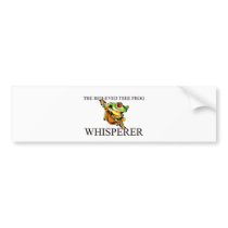 The Red-Eyed Tree Frog Whisperer bumper stickers by AnimalShirts The Red-Eyed Tree Frog Whisperer bumper stickers