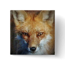 The Red Fox Gifts & Greetings Pinback Buttons
