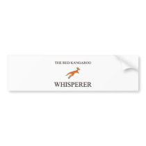 The Red Kangaroo Whisperer bumper stickers