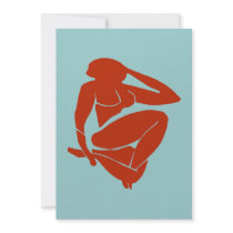 The Red Nude invitations by figstreetstudio The Red Nude invitations
