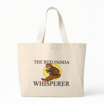 The Red Panda Whisperer Tote Bags