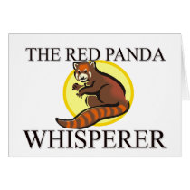 The Red Panda Whisperer cards by AnimalShirts The Red Panda Whisperer cards