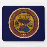 The Red Pirate Inn Mouse Mat