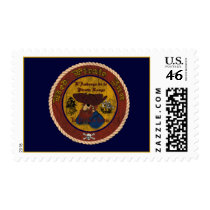 The Red Pirate Inn Postage Stamp