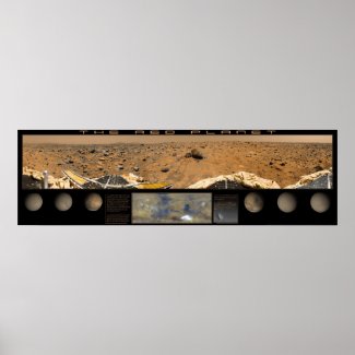 The Red Planet: Super Panorama Frieze Poster
