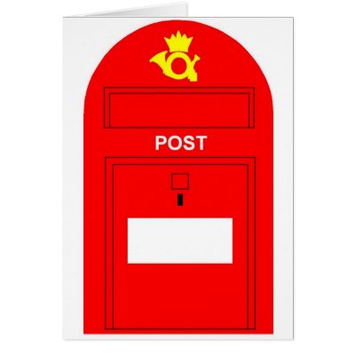 The Red Postbox Cards by lonvig