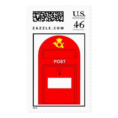 The Red Postbox Postage by lonvig