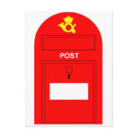The Red Postbox Post Card