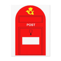 The Red Postbox postcards by lonvig The Red Postbox postcards