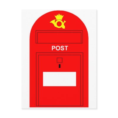 The Red Postbox Post Card by lonvig