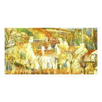 The Red Roofs, Corner of a Village Photo Greeting Card