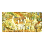 The Red Roofs, Corner of a Village Photo Greeting Card