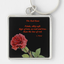 The Red Rose Keychain