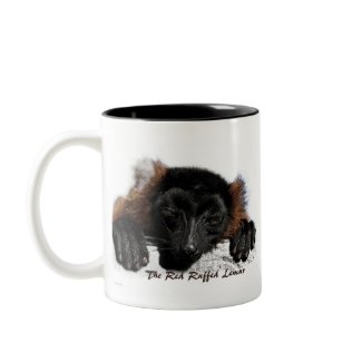 The Red Ruffed Lemur Mug mug