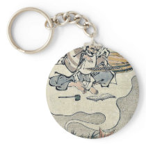 The red snappers dream by Utagawa,Toyohiro Key Chains