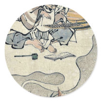 The red snappers dream by Utagawa,Toyohiro Sticker