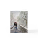 The Red Umbrella Note Card