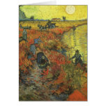 The Red Vineyard by Vincent van Gogh Greeting Card