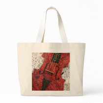 The Red Violin Canvas Bag