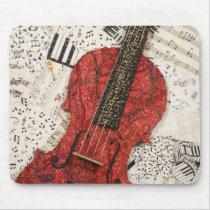 The Red Violin Mouse Pad