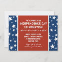 The Red, White and Blue July 4th Party Invitation invitation