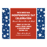 The Red, White and Blue July 4th Party Invitation
