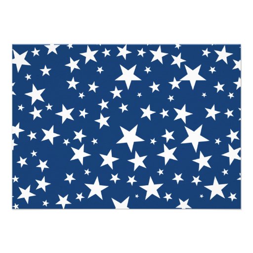 The Red, White and Blue July 4th Party Invitation