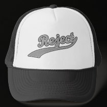 the Reject (trucker) hats by BlakkDesignz the Reject (trucker) hats