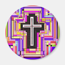 The Religious Christian Cross Refrigerator Magnet