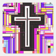 The Religious Christian Cross Stickers