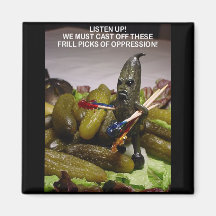 The Relish Tray Revolt Refrigerator Magnets