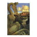 The Reluctant Dragon, Maxfield Parrish posters by vintagetreasurechest The Reluctant Dragon, Maxfield Parrish posters