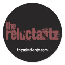 The Reluctantz round sticker by felsini The Reluctantz round sticker