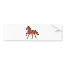 THE REMARKABLE HORSE BUMPER STICKERS