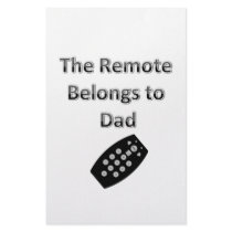 The Remote Belongs To Dad stationery