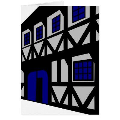 The Renaissance House - grey Cards by lonvig