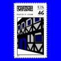 The Renaissance House - grey postage