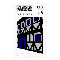 The Renaissance House - grey postage by lonvig The Renaissance House - grey postage