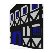 The Renaissance House - grey postcards by lonvig The Renaissance House - grey postcards